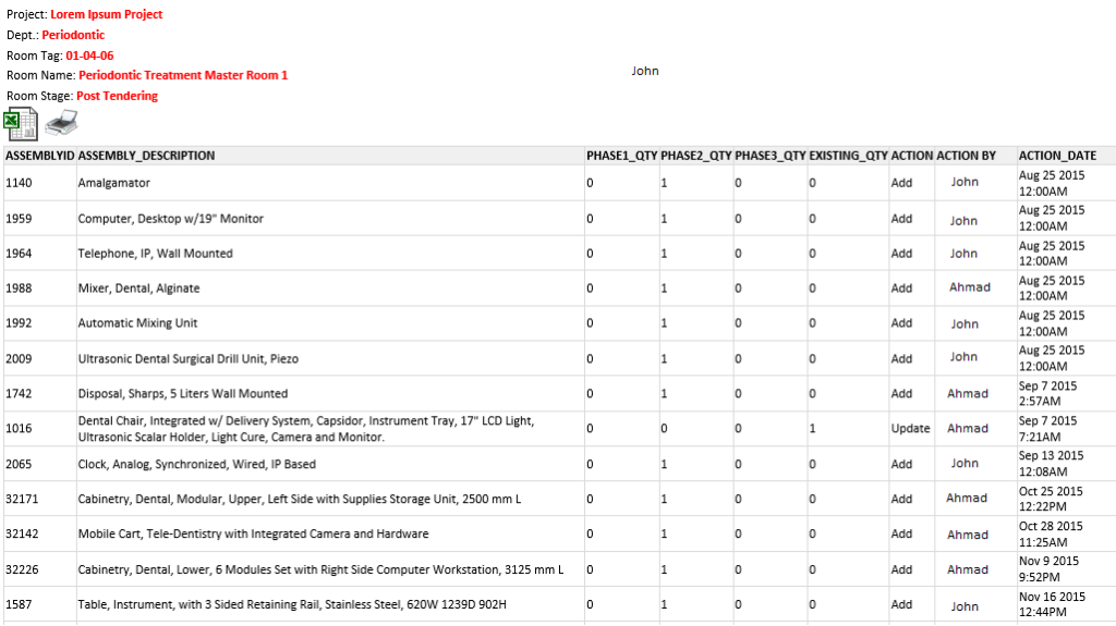 Built-In Comprehensive Document Control System