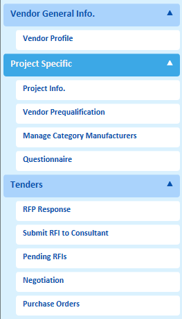 Online Vendors Portal